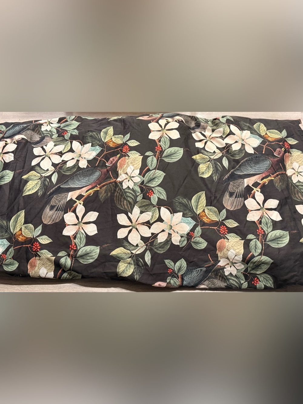 Cuddledown James Audubon Pigeon Birds King Duvet Cover